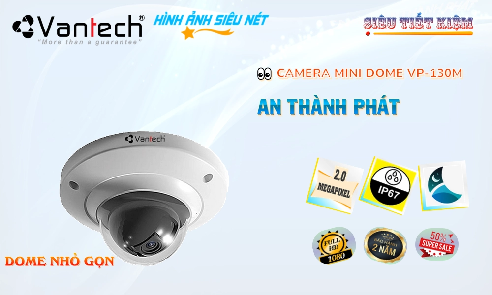 VP-130M Camera Cấp Nguồ Qua Dây Mạng VanTech