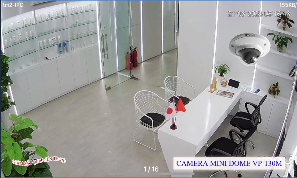 VP-130M Camera Cấp Nguồ Qua Dây Mạng VanTech