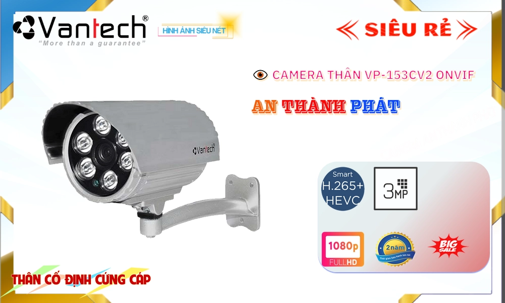 Camera VanTech VP-153CV2 Mẫu Đẹp Camera VanTech VP-153CV2 Mẫu Đẹp