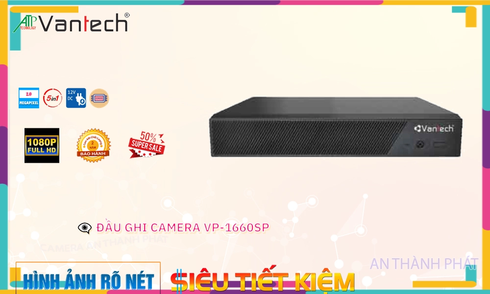 Đầu ghi VanTech VP-1660SP Mẫu Đẹp Đầu ghi VanTech VP-1660SP Mẫu Đẹp