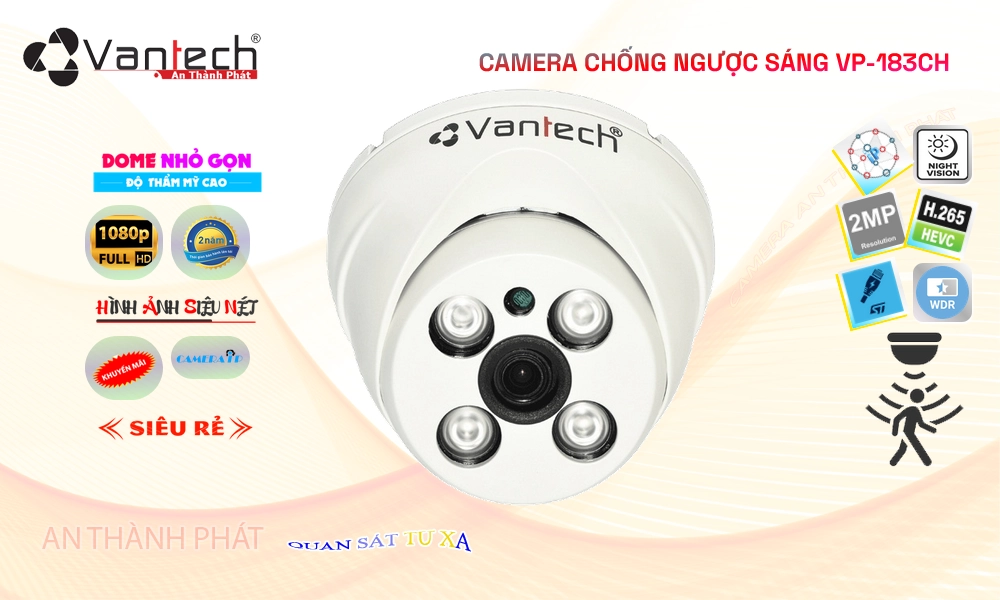 VP-183CH Camera VanTech Công Nghệ Mới VP-183CH Camera VanTech Công Nghệ Mới