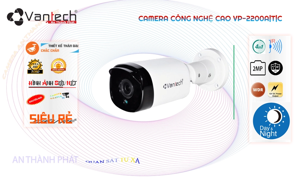 Camera VanTech VP-2200A|T|C Mẫu Đẹp