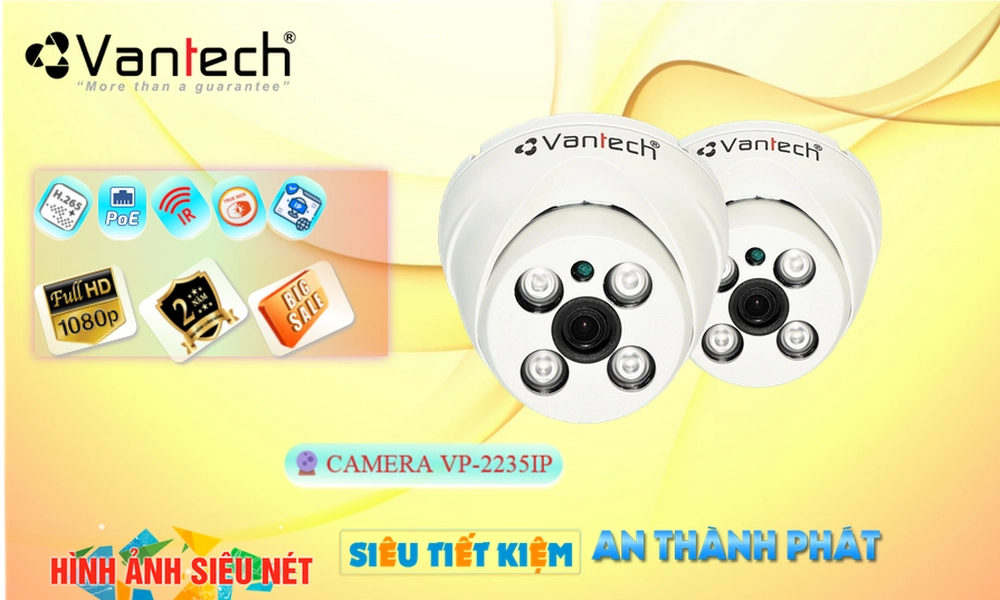 Camera Cấp Nguồ Qua Dây Mạng VP-2235IP VanTech Camera Cấp Nguồ Qua Dây Mạng VP-2235IP VanTech