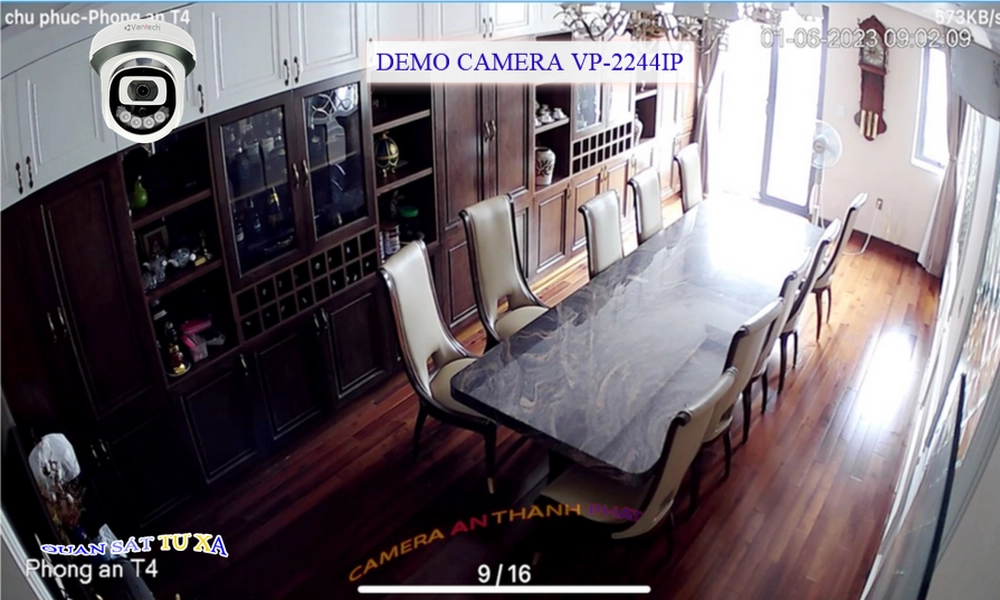 Camera Cấp Nguồ Qua Dây Mạng VP-2244IP Giá tốt