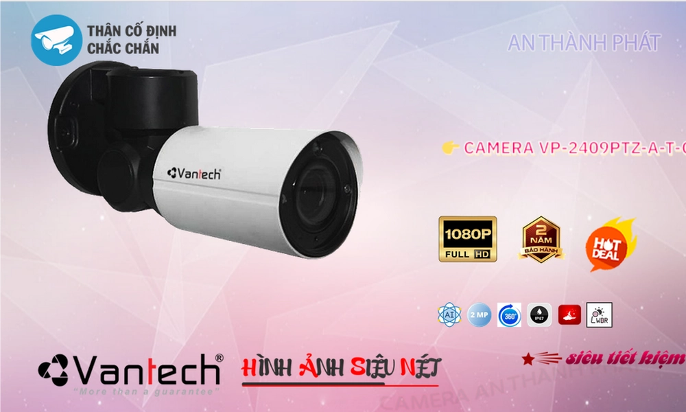 Công Nghệ HD VP-2409PTZ-A|T|C Sắc Nét VanTech