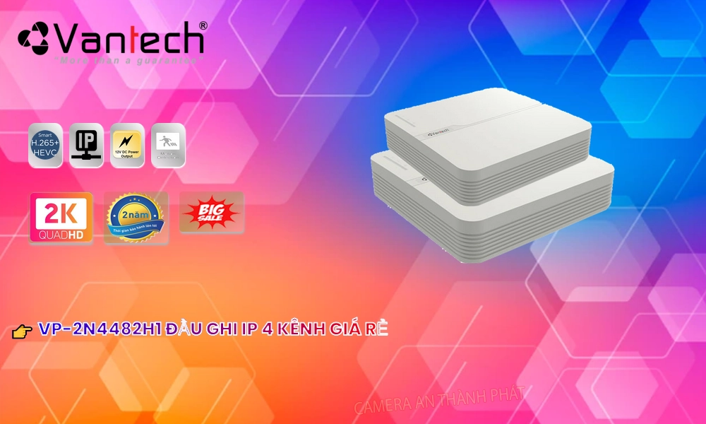 Đầu ghi VanTech VP-2N4482H1 Mẫu Đẹp Đầu ghi VanTech VP-2N4482H1 Mẫu Đẹp