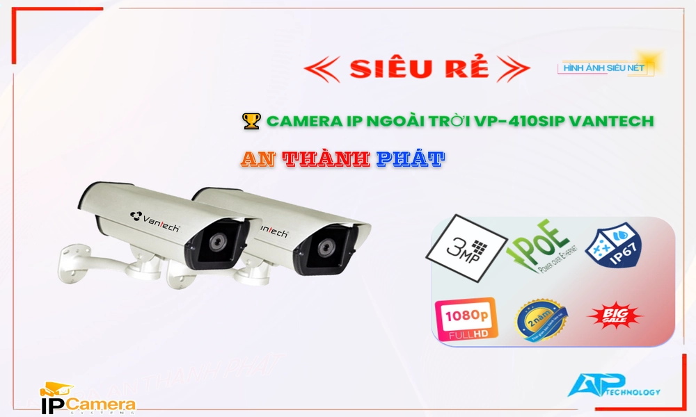 Camera VanTech Chất Lượng VP-410SIP Camera VanTech Chất Lượng VP-410SIP