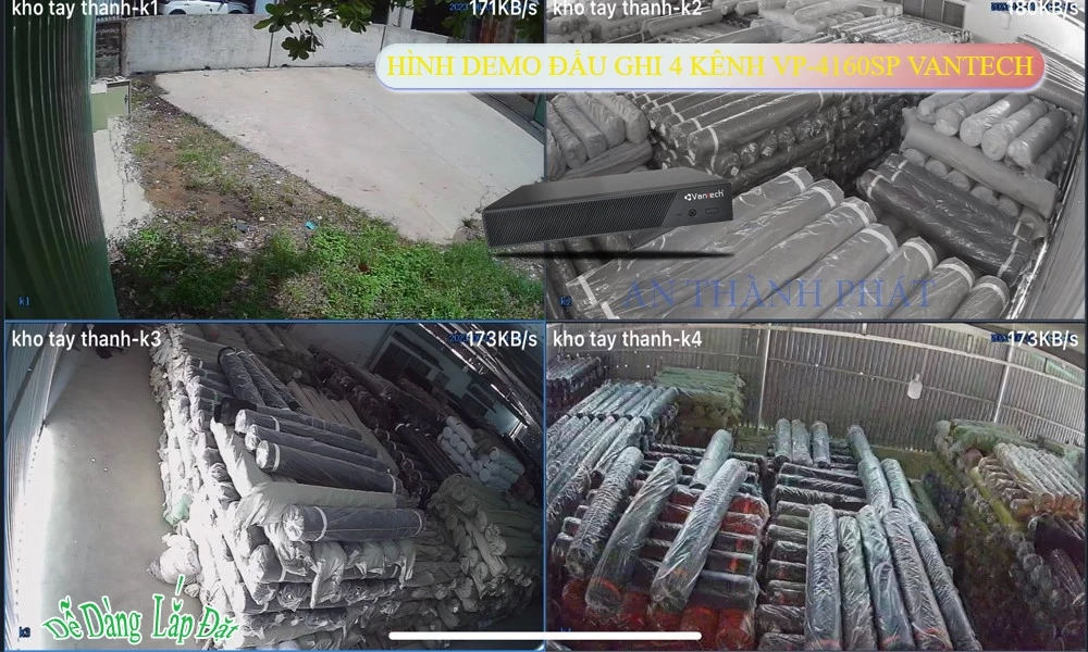 Đầu ghi VanTech VP-4160SP Mẫu Đẹp