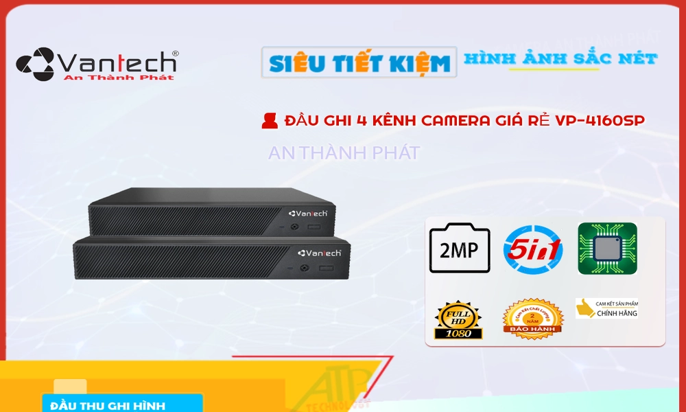 Đầu ghi VanTech VP-4160SP Mẫu Đẹp