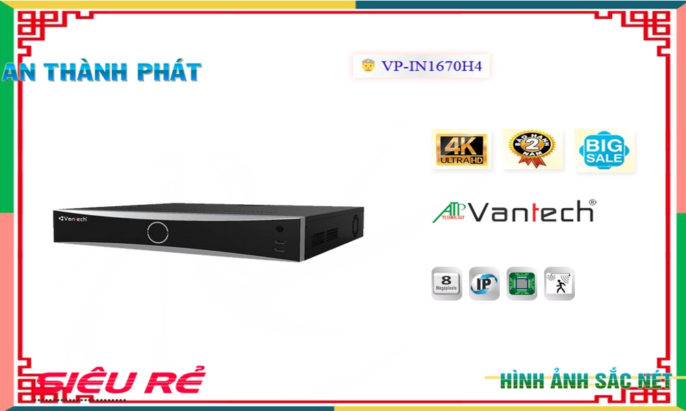 VP-iN1670H4 Đầu Thu VanTech ✲ VP-iN1670H4 Đầu Thu VanTech ✲