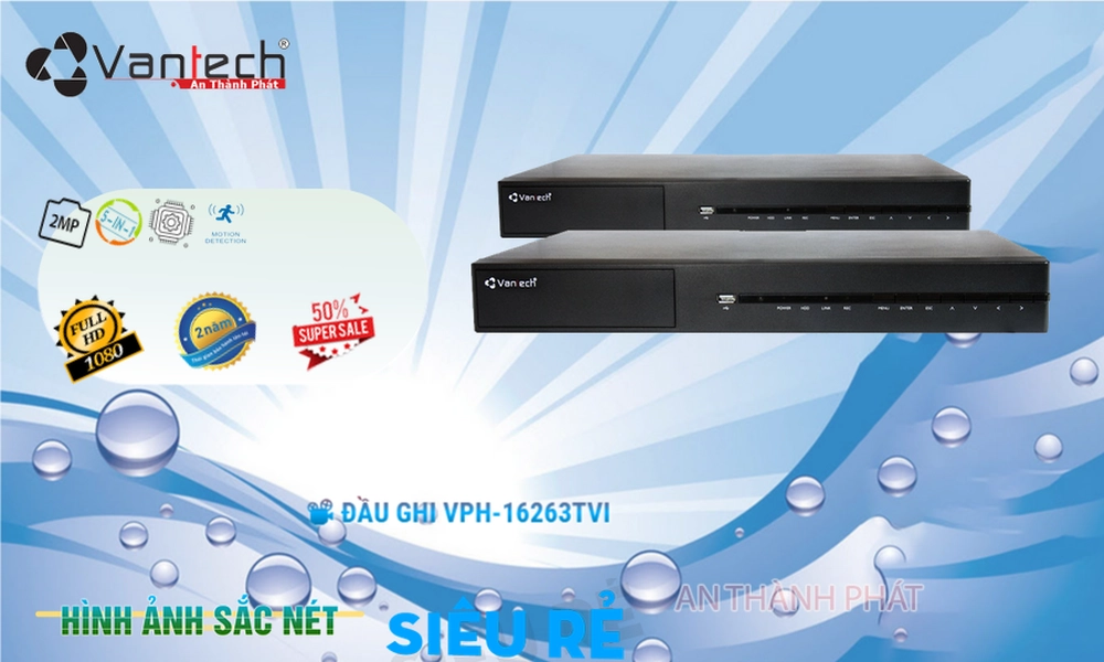 Đầu Thu KTS VanTech VPH-16263TVI Chức Năng Cao Cấp