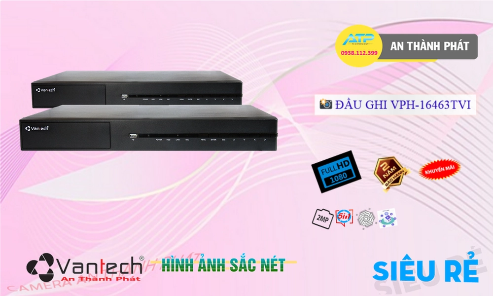 VPH-16463TVI Đầu Thu VanTech ✲