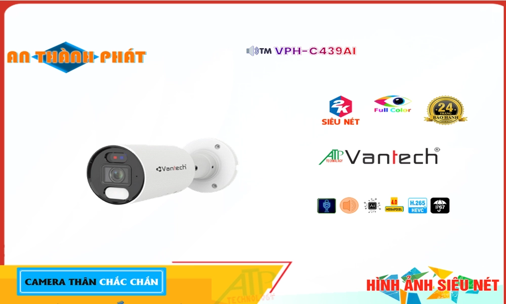 Camera VanTech Thiết kế Đẹp VPH-C439AI Camera VanTech Thiết kế Đẹp VPH-C439AI