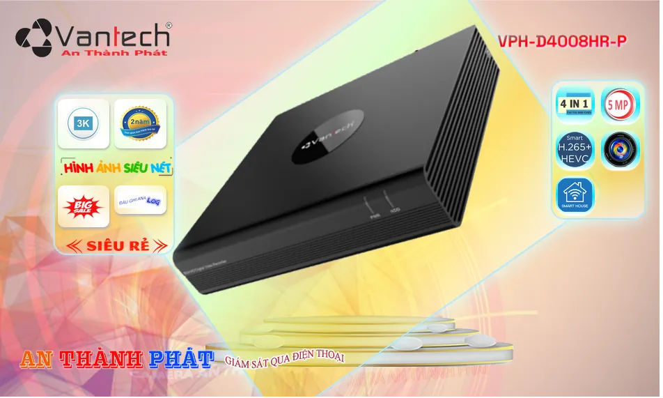 VPH-D4008HR-P sắc nét VanTech