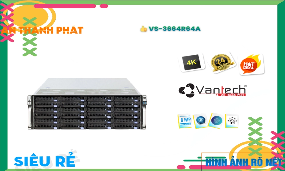 Đầu Ghi VS-3664R64A Giá rẻ Đầu Ghi VS-3664R64A Giá rẻ
