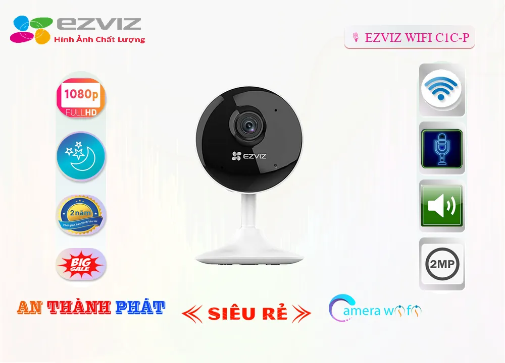 ảnh camera wifi ezviz c1c-b