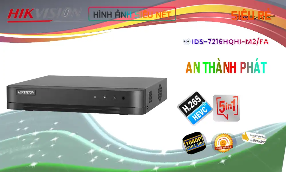 iDS-7204HUHI-M1/FA sắc nét Hikvision