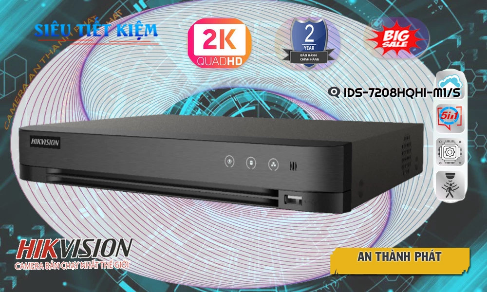 Đầu ghi iDS-7208HQHI-M1/S Hikvision Đầu ghi iDS-7208HQHI-M1/S Hikvision