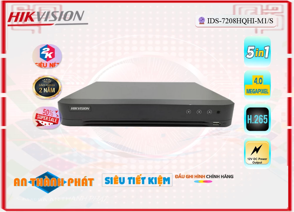 Đầu ghi iDS-7208HQHI-M1/S Hikvision Đầu ghi iDS-7208HQHI-M1/S Hikvision