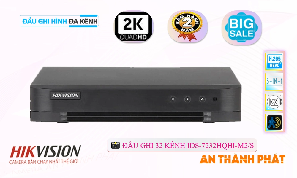 Đầu ghi Hikvision iDS-7232HQHI-M2/S Mẫu Đẹp Đầu ghi Hikvision iDS-7232HQHI-M2/S Mẫu Đẹp