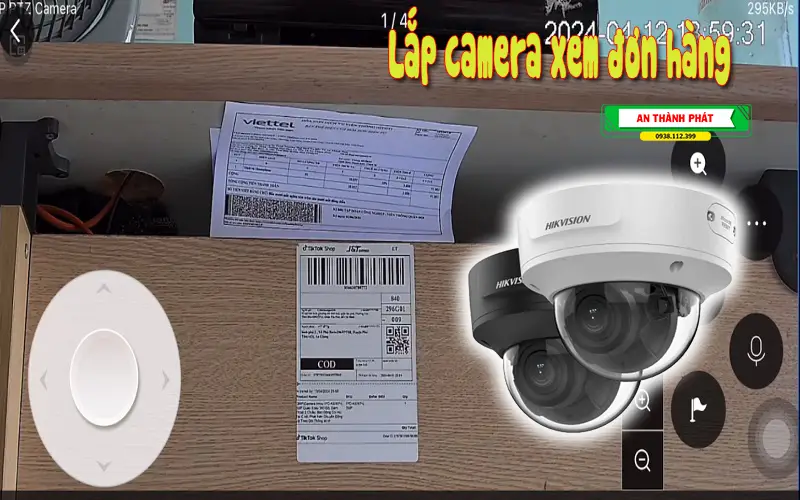 Lắp Camera Xem Mã Vận Đơn