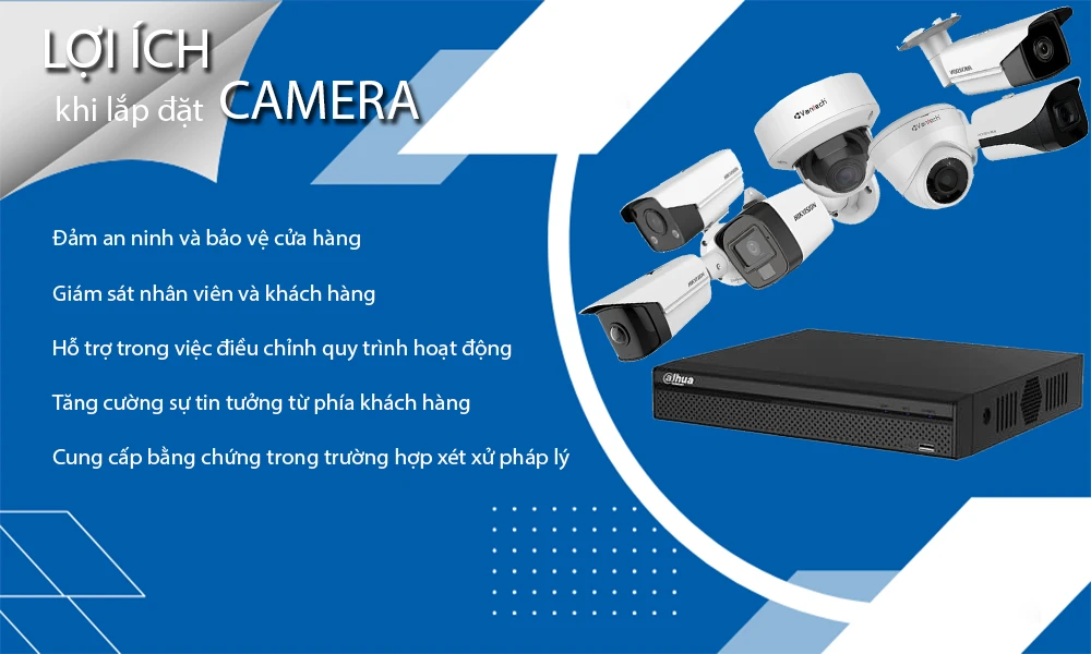 Top Các Loại Camera Nên Lắp Cho Cửa Hàng